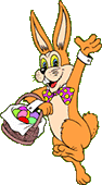 Gif animé Pâques lapin